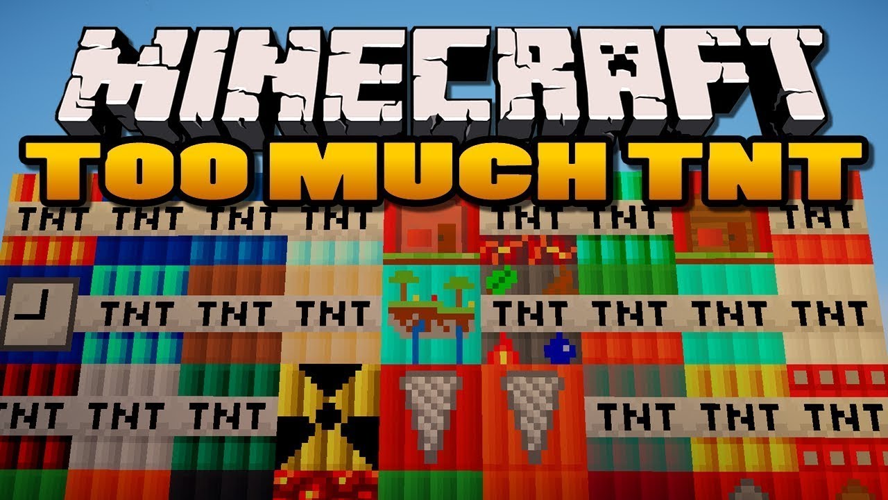 Да разгледаме # 1 Minecraft Too Much TNT Mod - YouTube