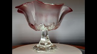A214 Walther Crystal Mikasa Bon Bon Dish “Rosella” Pattern West Germany