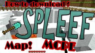 How to download spleef minigame [MCPE]