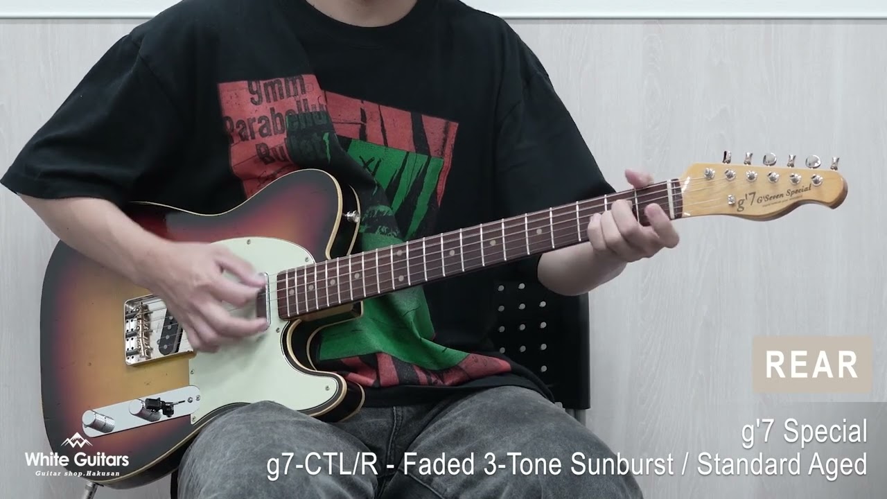 g7 Special g7-CTL/R - Faded 3-Tone Sunburst / Standard Aged