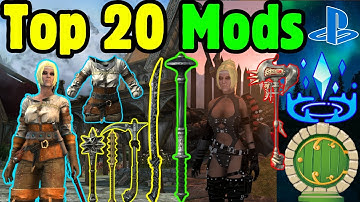 TOP 20 BEST SKYRIM MODS on PS4/PS5 in 2025