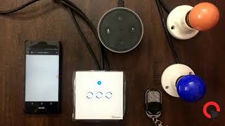 SONOFF T1 3 Button WiFi & 433mhz RF Wall Smart Touch Switch