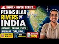Peninsular Rivers of India 🗾 | #opsc #ossc #osssc #opscaso #osscgl #ssccgl #indiageography #rivers 