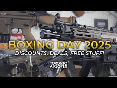 Toronto Airsoft Boxing Day Sales 2025. Doorcrashers Boxing Day Only!