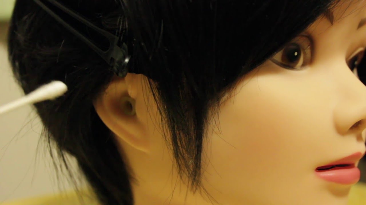 【音フェチ】自作ダミーヘッドに耳かきしてみた【ASMR】Self made dummy head/ear cleaning