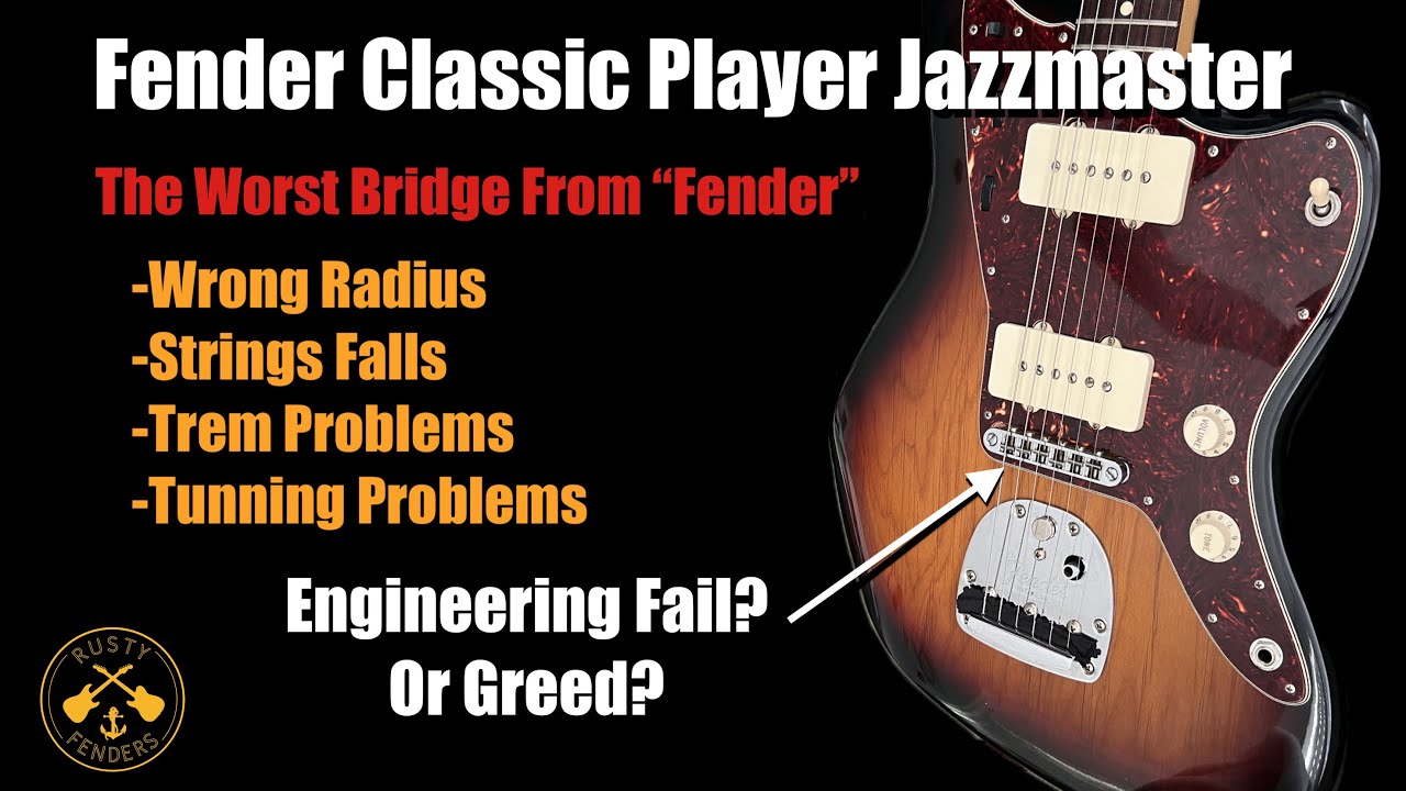 Fender Engineering Fender Jazzmaster Engineering Fail or Just Greed? | Jazz Bass Giveaway ...