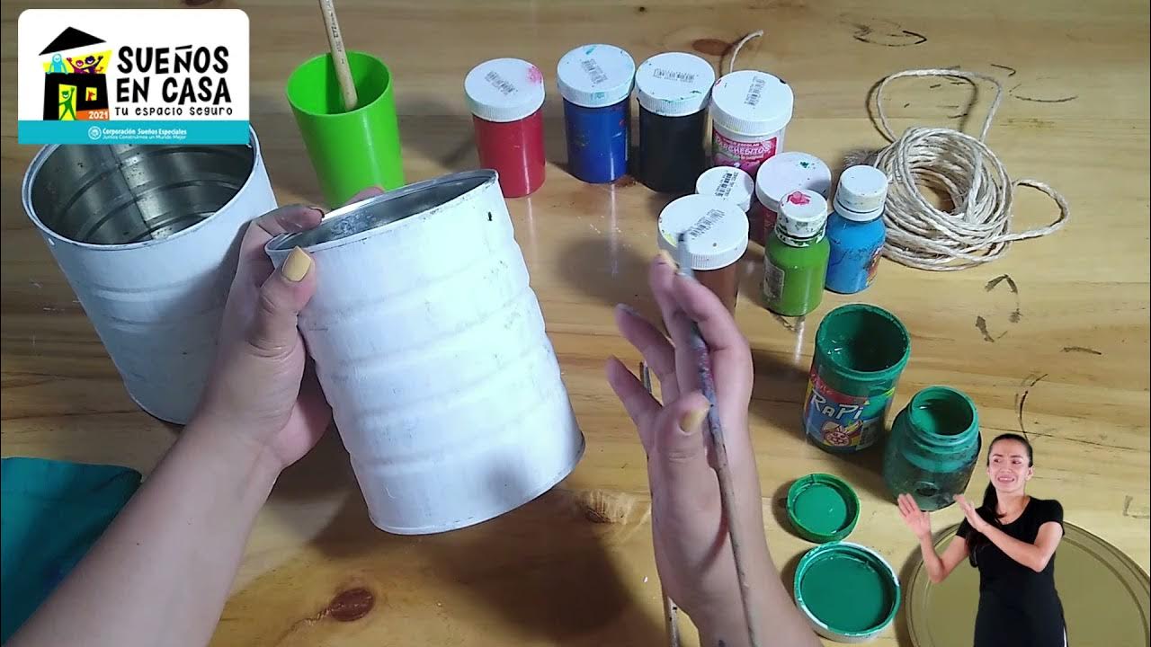 19 zancos en lata reciclada - YouTube