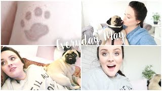 PAW PRINT TATTOO & FILMING - EVERYDAY MAY! | Becca Rose