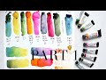 Daniel Smith Jean Haines Watercolour Set | Swatches + Mixing | PART 1/2