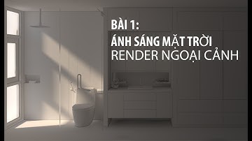 Vray SketchUp Bài 1, Ánh sáng mặt trời, sunlight mp4