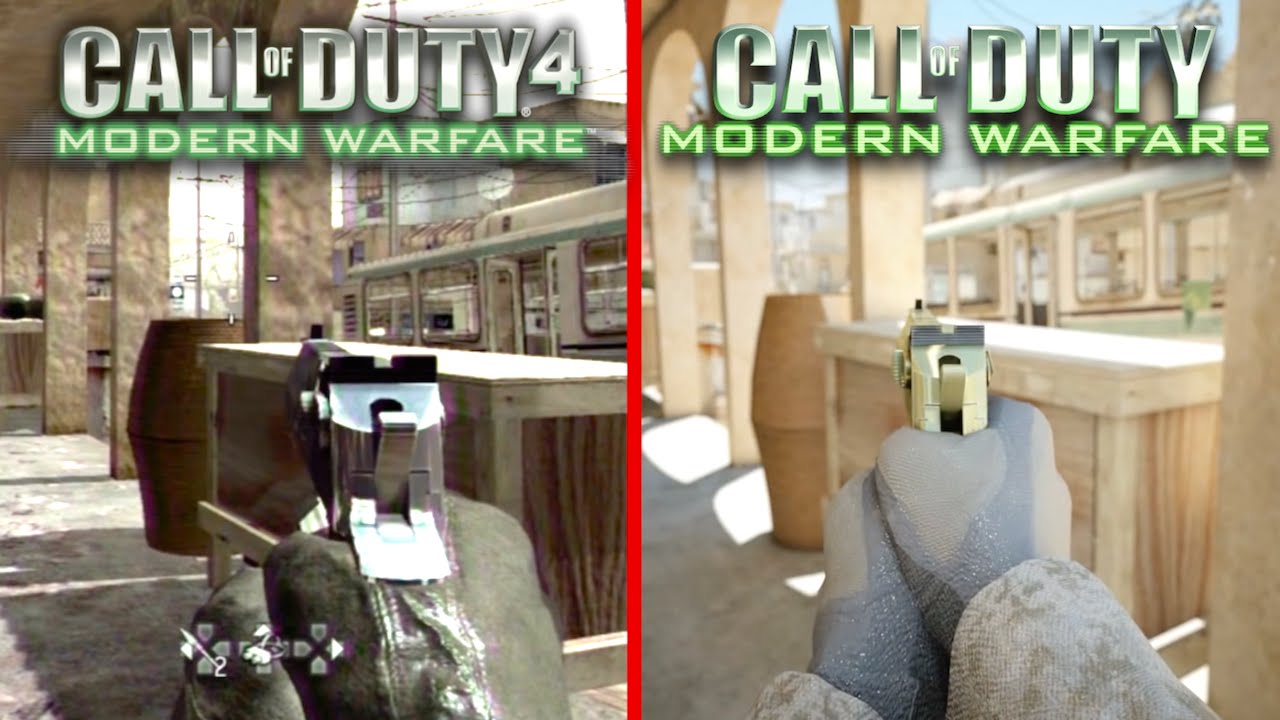 Modern Warfare Vs Modern Warfare 2016 Call Of Duty Remastered