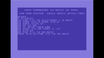 Basic Programming on the C64 05 : Sound and Music #1