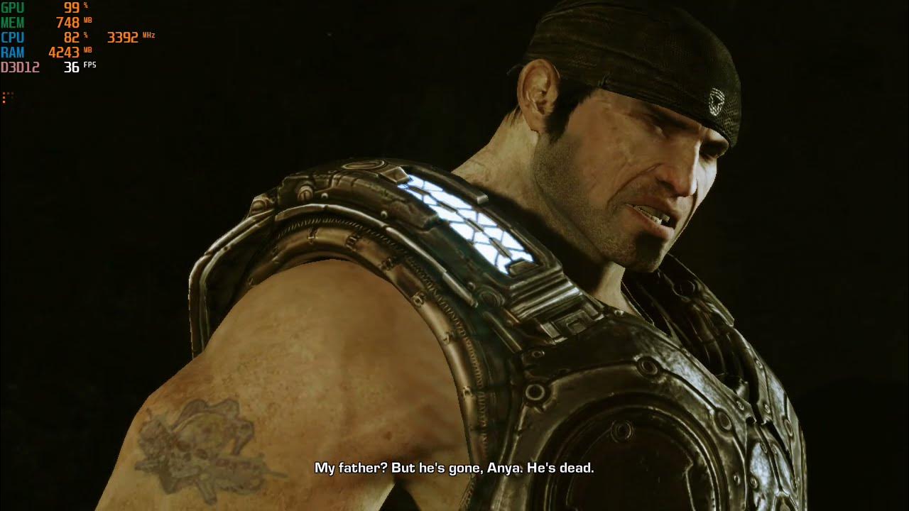 Xenia Gears of War 3 GTX 1050ti / I5 3570s YouTube