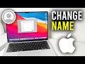 How To Change Account Name On Mac - Full Guide