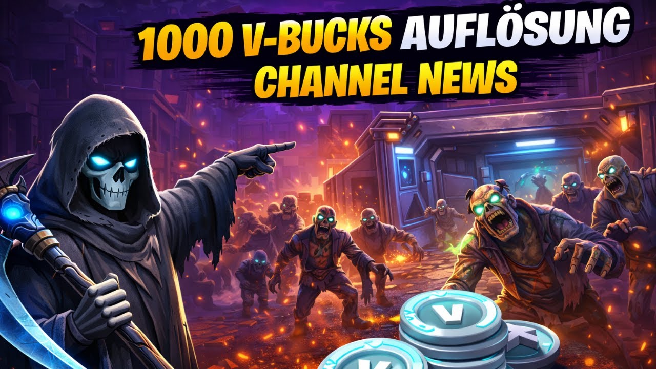 CHANNEL NEWS 🚨 | 1000 V-BUCKS AUFLÖSUNG 😱