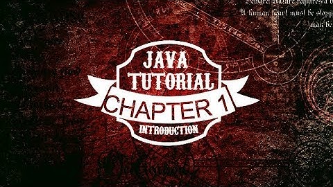 Chapter 1-Introduction To Java Programming