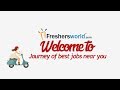 Freshersworld jobs near you  travelling to the world of jobs recruitment journey