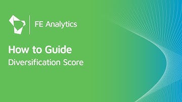 FE Analytics How to Guide -  FE fundinfo Risk Score and Diversification