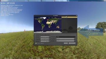 How to set location in Stellarium