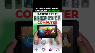 Raspberry Pi powered Industrial Handheld Computer with Display - Pi Terminal #shorts #gadgets #tech