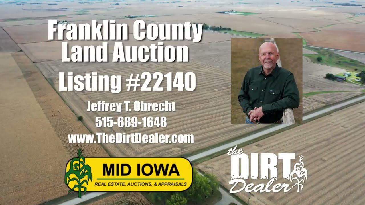 LAND AUCTION FRANKLIN COUNTY IOWA, 37 ACRES M/L YouTube