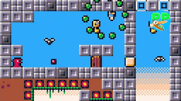 Corrupted Space | Gravity Flipping Action Puzzle Platformer | Indie PICO-8 Spotlight | Let