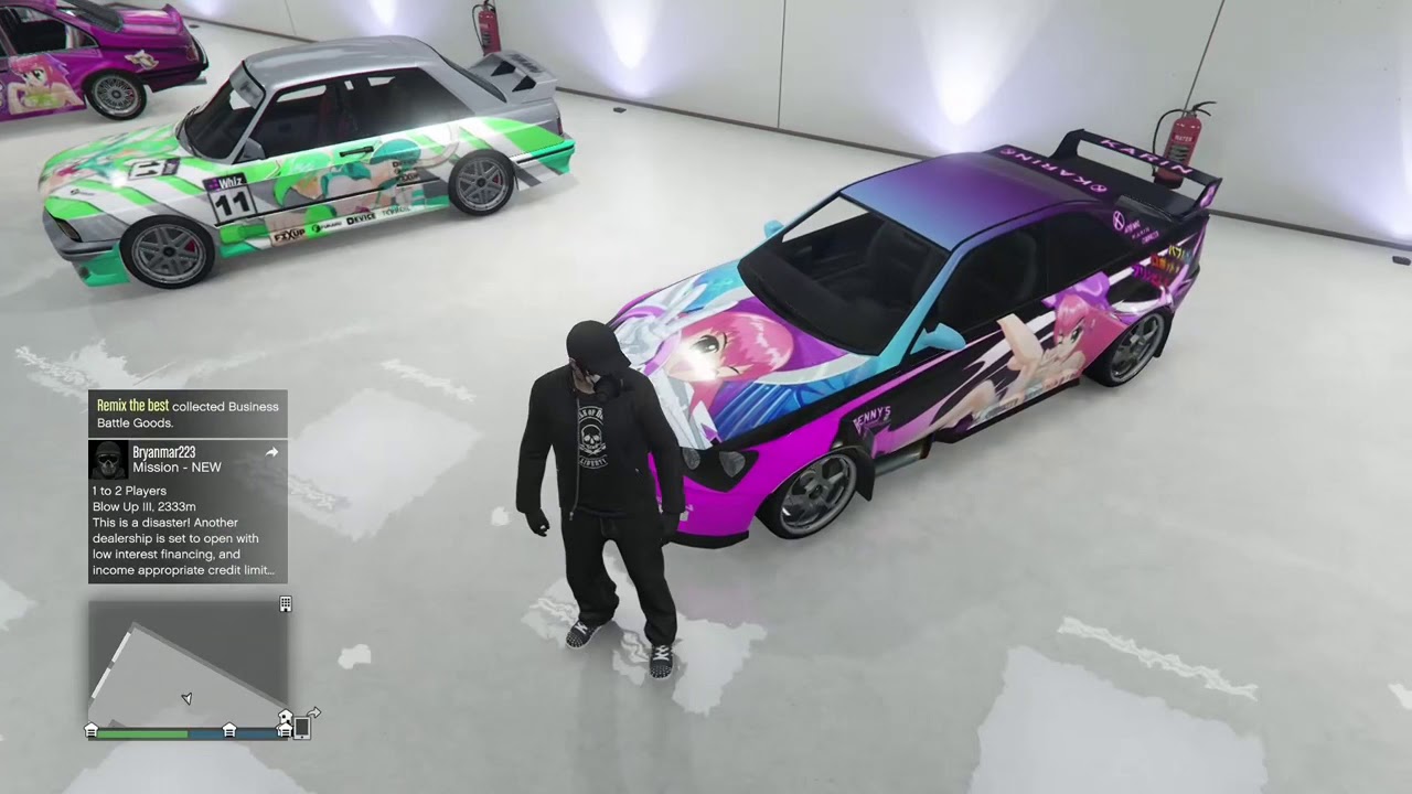 Grand Theft Auto Online 5 Anime Cars I got - YouTube