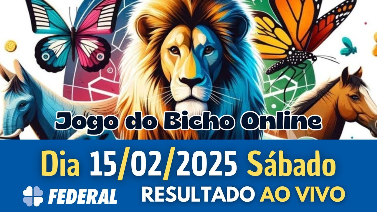 RESULTADO DA FEDERAL AO VIVO + PALPITES, dia 15/02/2025 SÁBADO, Jogo do ...