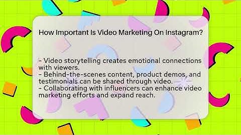 How Important Is Video Marketing On Instagram? - Everyday-Networking