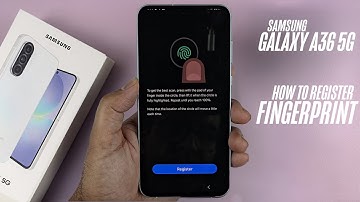 Samsung A36 5G - How To Set Up Fingerprint or Add Fingerprint