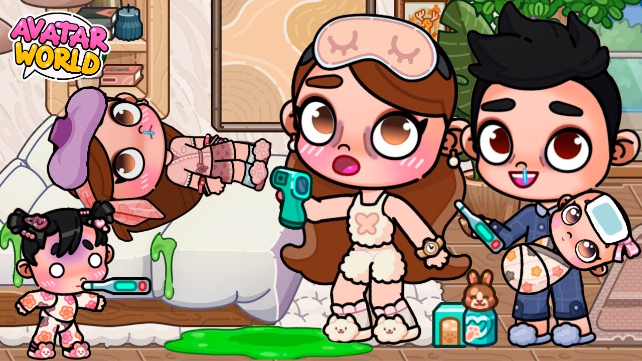 Toda Mi Familia Enferma por Mi Mejor Amiga 😨 | Avatar World