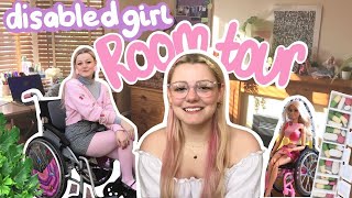 Disabled Girl Room Tour | Mobility aids, wheelchair barbie and meds | ME/CFS, Anxiety and Depression