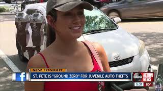 St. Pete and Orlando lead Florida in juvenile auto theft arrests