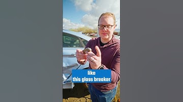 How to Break a Car Window #edc #bladehq #knifecollector