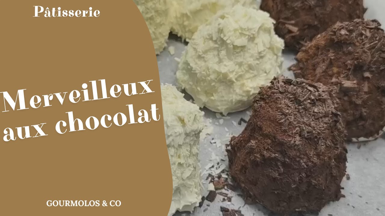 Recette des Merveilleux au Chocolat noir ou blanc Maison 🍫