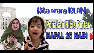 PINTAR NYA PONAKAN RICIS II HAFAL 25 NABI 💕