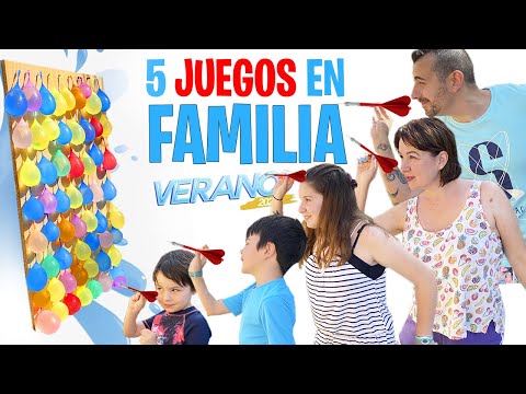 5 JUEGOS de AGUA fáciles para HACER EN FAMILIA en VERANO 2020