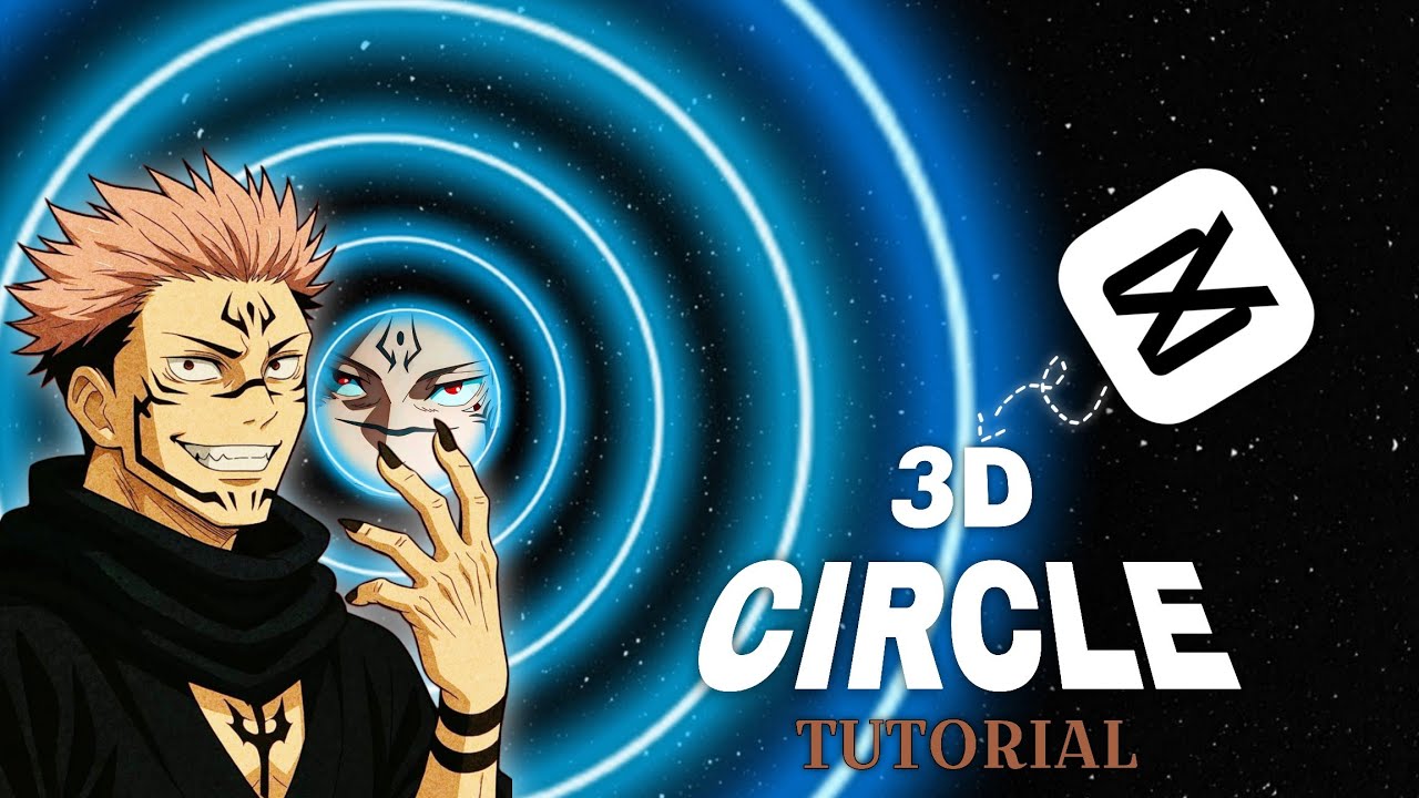 3D TUNNEL / CIRCLE EFFECT TUTORIAL | CAPCUT - YouTube