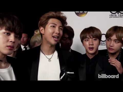 BTS (방탄소년단) Interview After Winning Top Social Artist At The 2017 Billboard Music Awards!