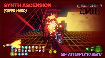 I Conquered this SUPER HARD Zombie map! SYNTH ASCENSION (BO3 Zombies)