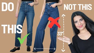 HOW TO CHOOSE THE RIGHT JEANS IN 2024 IF YOU ARE PETITE