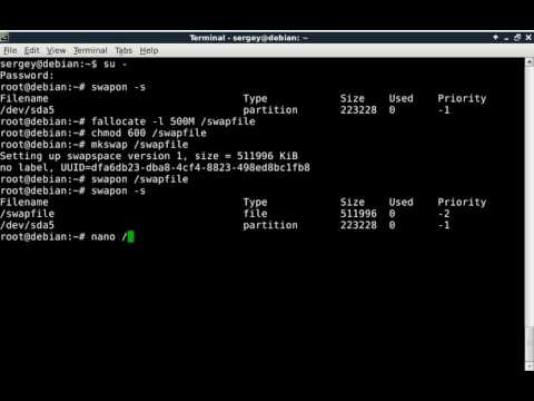 How to add swap file in Debian or Ubuntu hqdefault