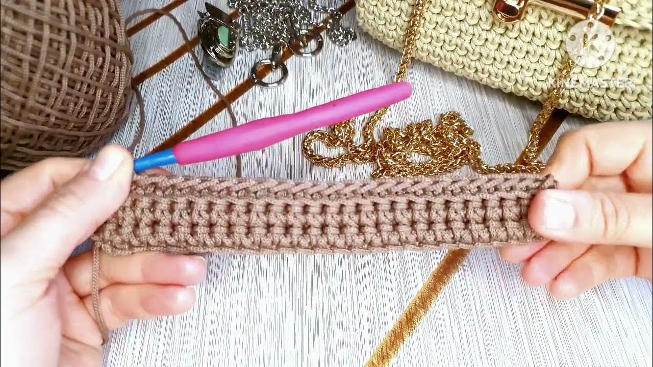 МИНИ СУМОЧКА ИЗ ПОЛИЭФИРНОГО ШНУРА 2ММ - YouTube