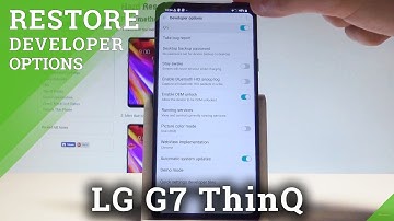 How to Reset Developer Options in LG G7 ThinQ - Restore Default Developer Settings |HardReset.Info