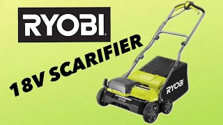 Tool check -  Ryobi +ONE brushless lawn scarifier / dethatcher  review