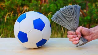 EXPERIMENT: A lot of Sparklers vs SOCCER BALL