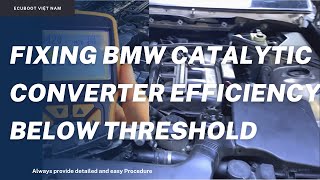 Fixing BMW Catalytic Converter Efficiency Below Threshold Code P0420 & P0430