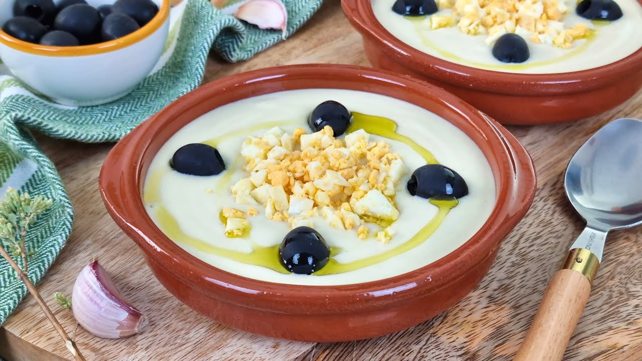 😋🥖 ¡Te Sacará de Más de Un Apuro! 👌 Mazamorra Cordobesa [Salmorejo de Almendras]