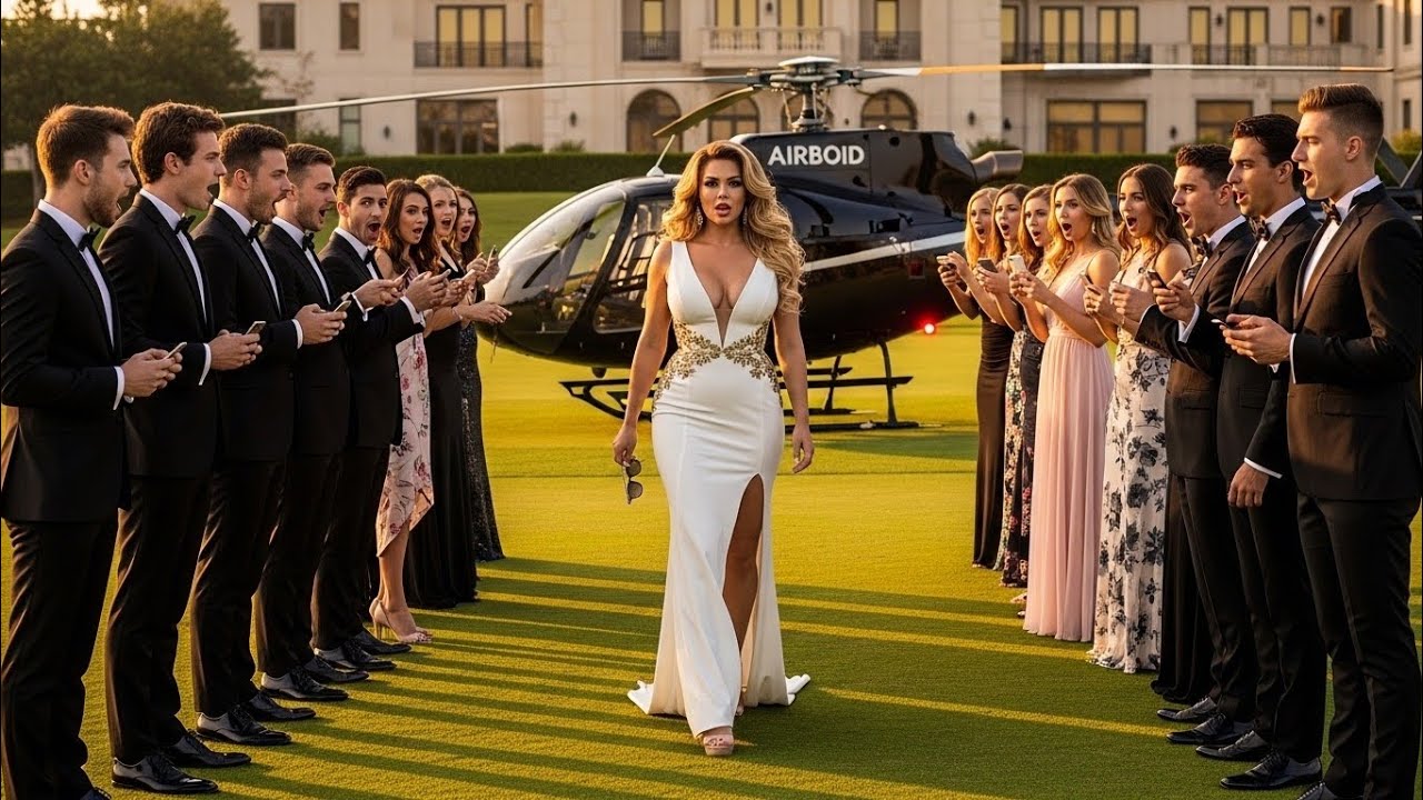 Её пригласили на встречу выпускников чтобы унизить — Она прилетела на вертолёте и все онемели