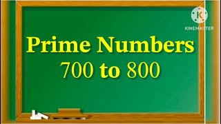 Prime Numbers/Prime Numbers 700 to 800/700 to 800 Prime Numbers/List of Prime Numbers/#primenumbers